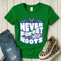 Never Forget Your Roots Black History Month Women's T-Shirt thumb 3