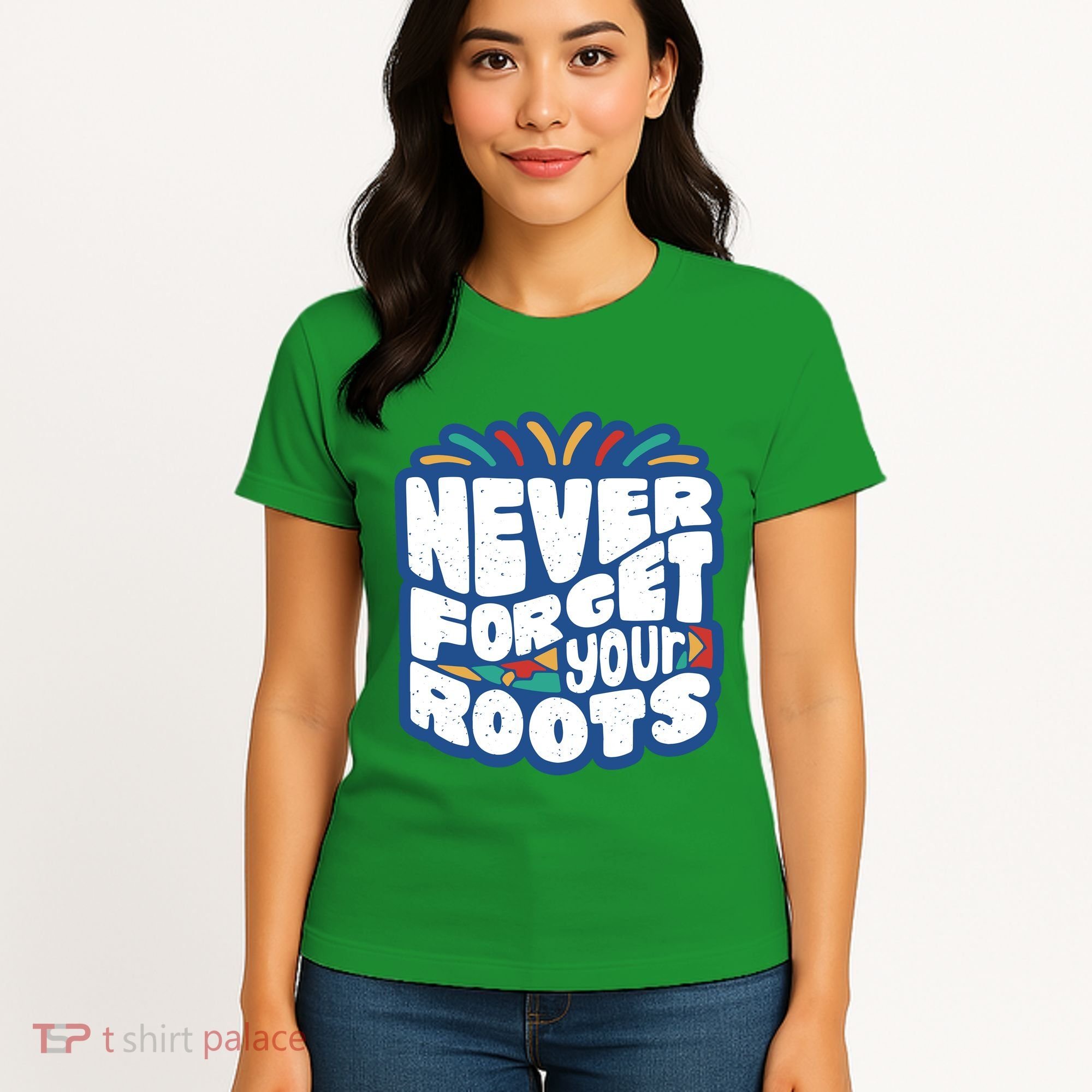 Never Forget Your Roots Black History Month Women's T-Shirt