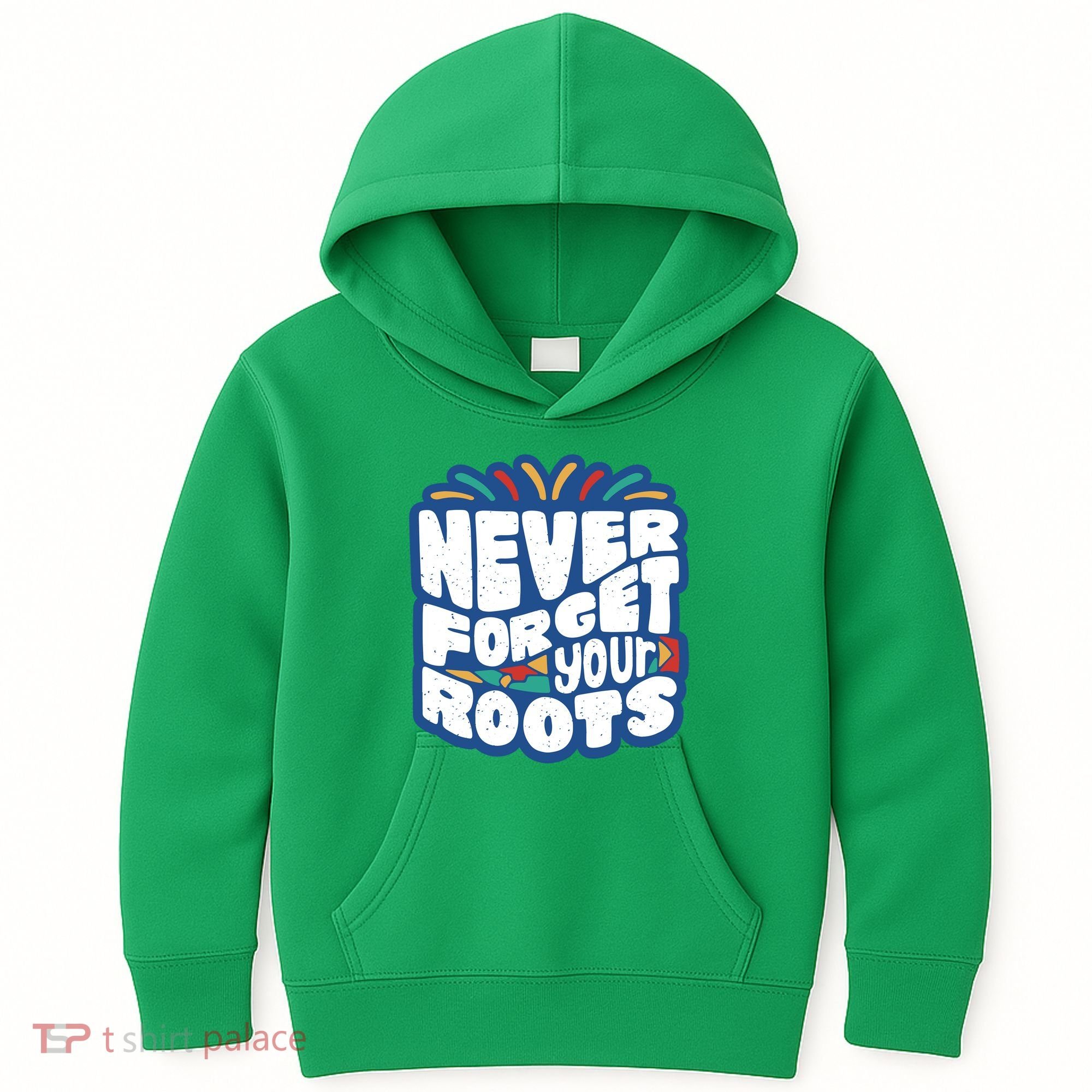 Never Forget Your Roots Black History Month Kids Hoodie