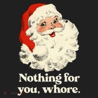Nothing For You Whore Santa Christmas Beanie thumb 2