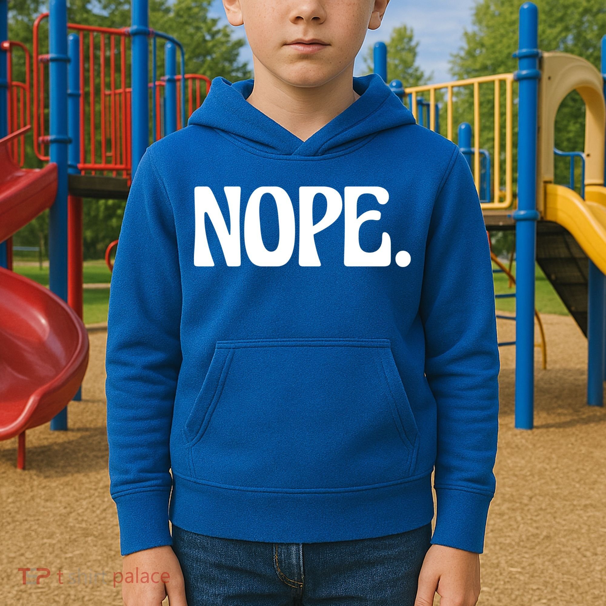 Nope Go Ask Your Mother Funny Dad Or Mom Funny Gift Kids Hoodie
