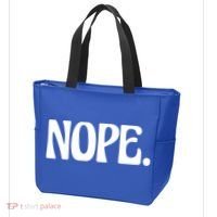 Nope Go Ask Your Mother Funny Dad Or Mom Funny Gift Tote Bag thumb 3