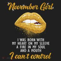 November Girl Birthday Gift Beanie thumb 2