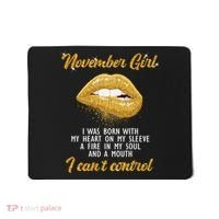 November Girl Birthday Gift Mousepad thumb 0