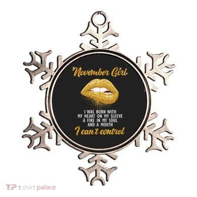 November Girl Birthday Gift Ornament