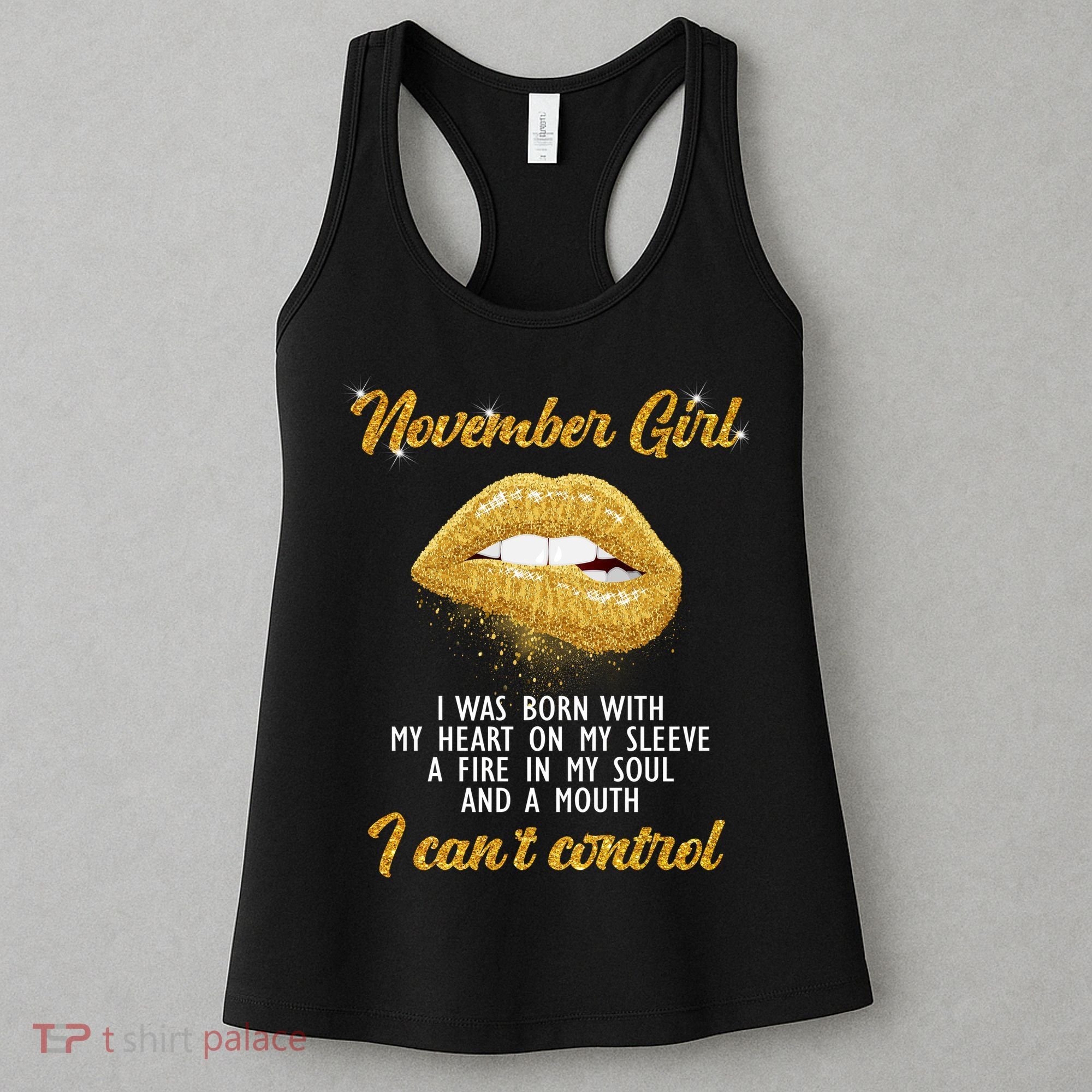 November Girl Birthday Gift Women's Tank Top
