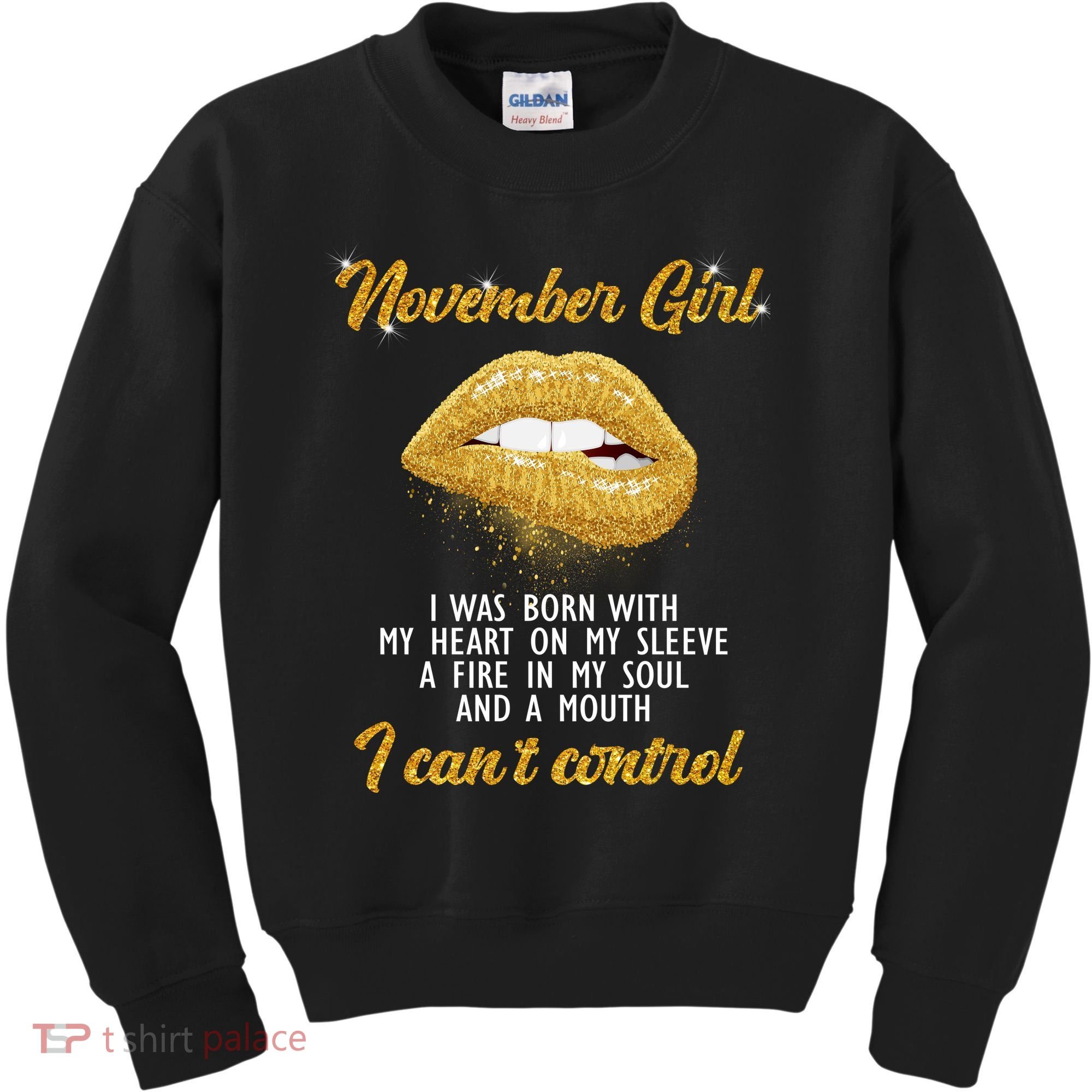 November Girl Birthday Gift Kids Sweatshirt