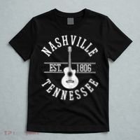 Nashville Gift Country Music City Guitar Gift T-Shirt thumb 5
