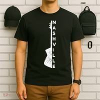 Nashville Guitar Country Music Lovers Gifts For Fathers Day T-Shirt thumb 6