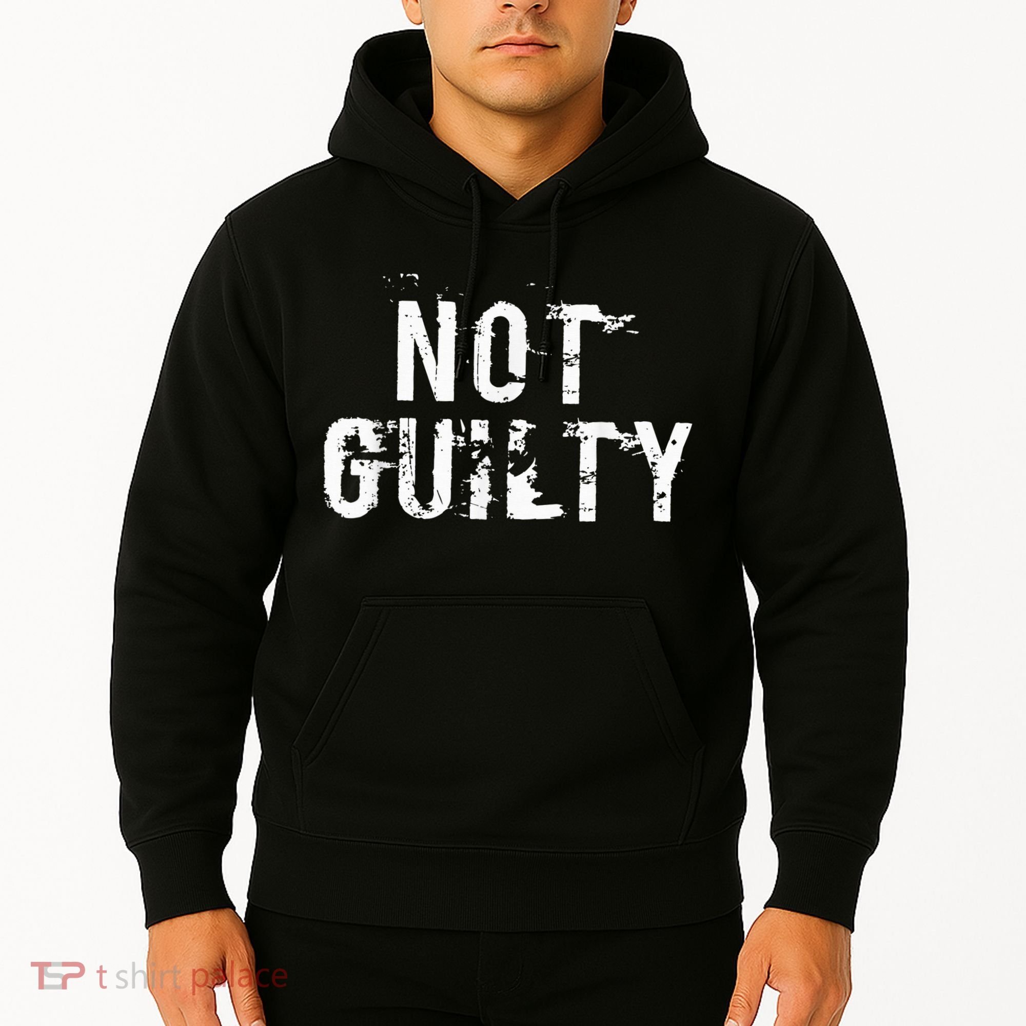 Not Guilty  Distressed Prisoner Jail Inmate Prison Tee Hoodie
