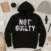 Not Guilty  Distressed Prisoner Jail Inmate Prison Tee Hoodie thumb 3