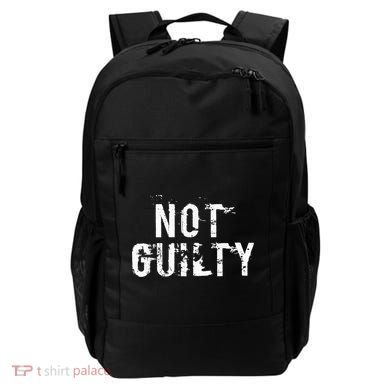 Not Guilty  Distressed Prisoner Jail Inmate Prison Tee Backpack