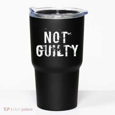 Not Guilty  Distressed Prisoner Jail Inmate Prison Tee Tumbler