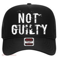 Not Guilty  Distressed Prisoner Jail Inmate Prison Tee Hat thumb 0