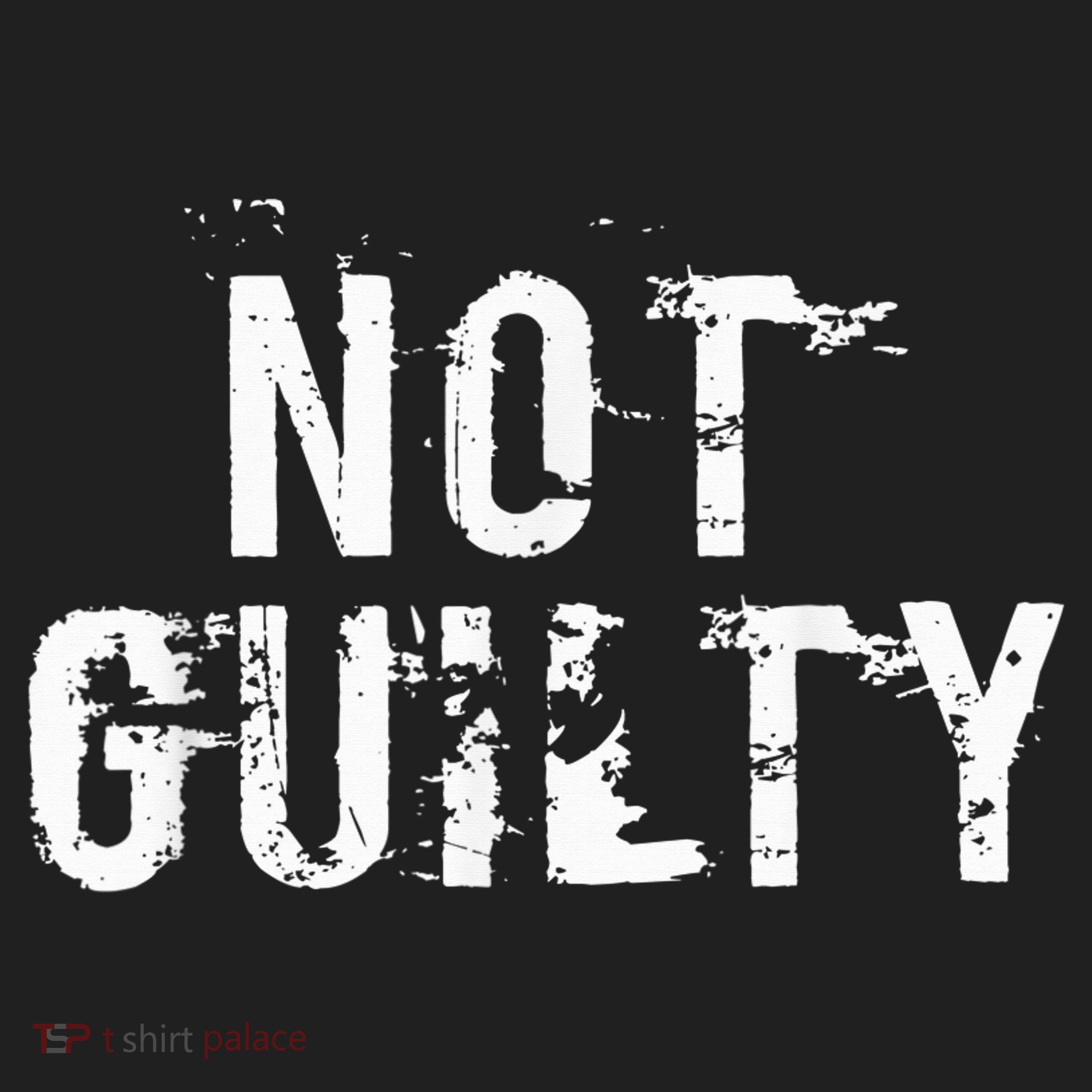 Not Guilty  Distressed Prisoner Jail Inmate Prison Tee Hat