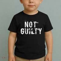 Not Guilty  Distressed Prisoner Jail Inmate Prison Tee Toddler T-Shirt thumb 2