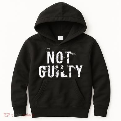 Not Guilty  Distressed Prisoner Jail Inmate Prison Tee Kids Hoodie