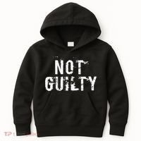 Not Guilty  Distressed Prisoner Jail Inmate Prison Tee Kids Hoodie thumb 0
