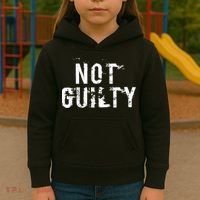 Not Guilty  Distressed Prisoner Jail Inmate Prison Tee Kids Hoodie thumb 3