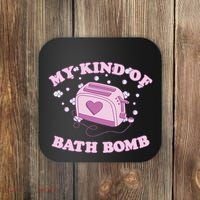 Nu Goth Dark Humour Goth Aesthetic My Kind Of Bath Bomb Coaster thumb 0