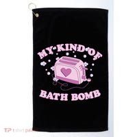 Nu Goth Dark Humour Goth Aesthetic My Kind Of Bath Bomb Golf Towel thumb 0