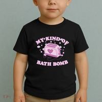 Nu Goth Dark Humour Goth Aesthetic My Kind Of Bath Bomb Toddler T-Shirt thumb 2