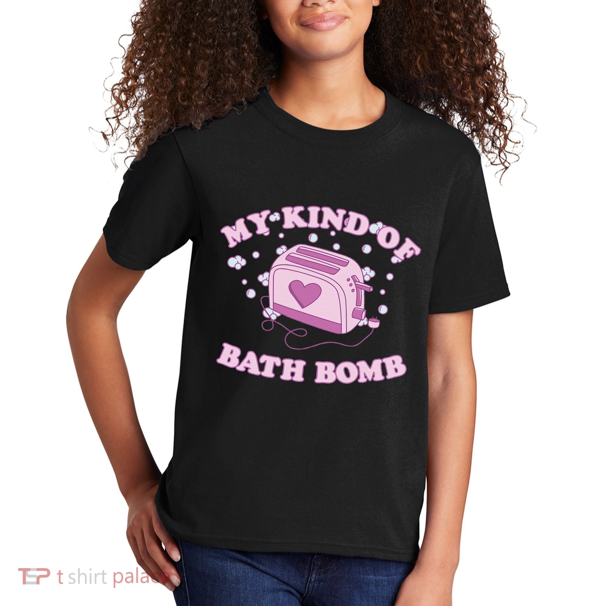 Nu Goth Dark Humour Goth Aesthetic My Kind Of Bath Bomb Kids T-Shirt