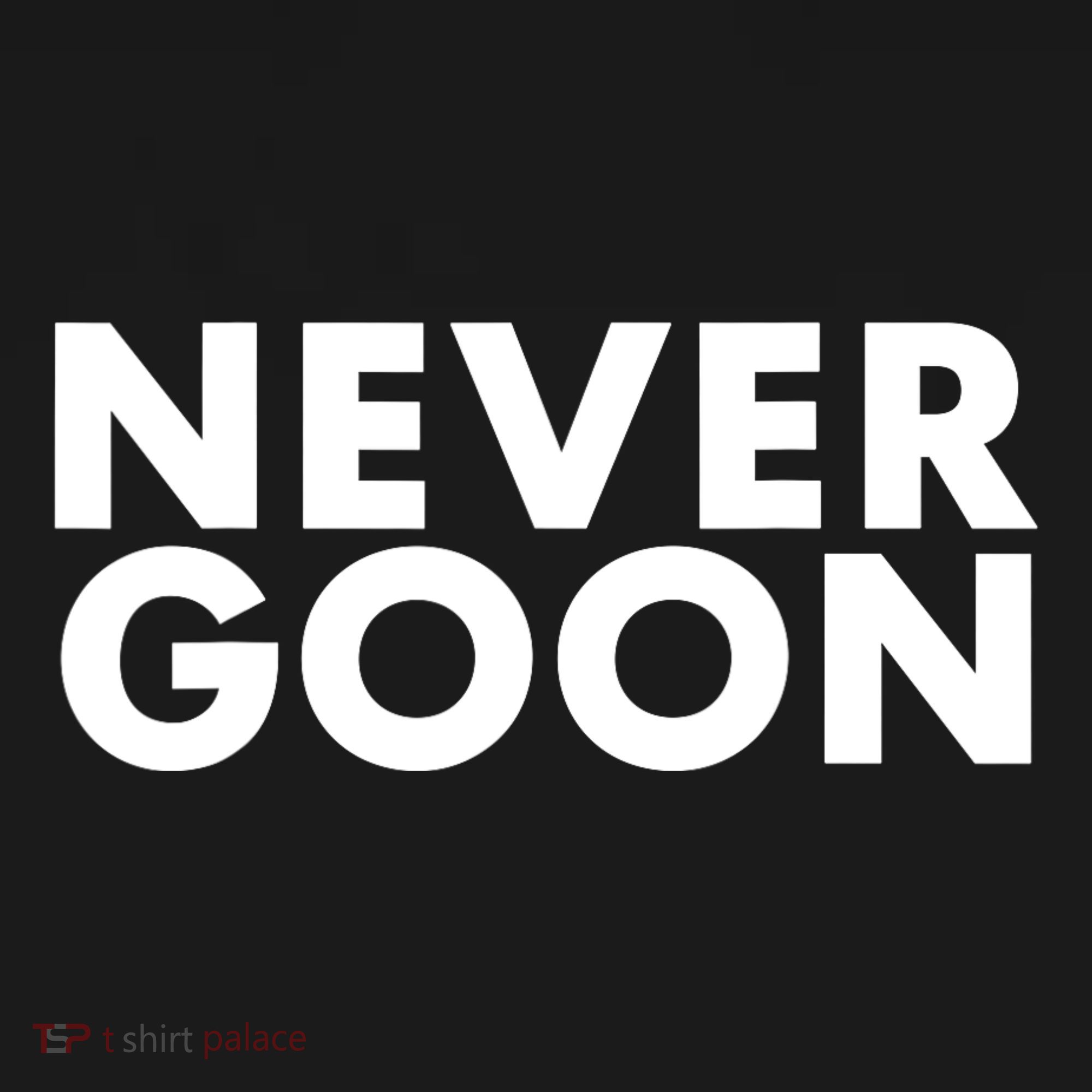 Never Goon Funny Gym Meme Never Goon USA-Made Doggie Bandana