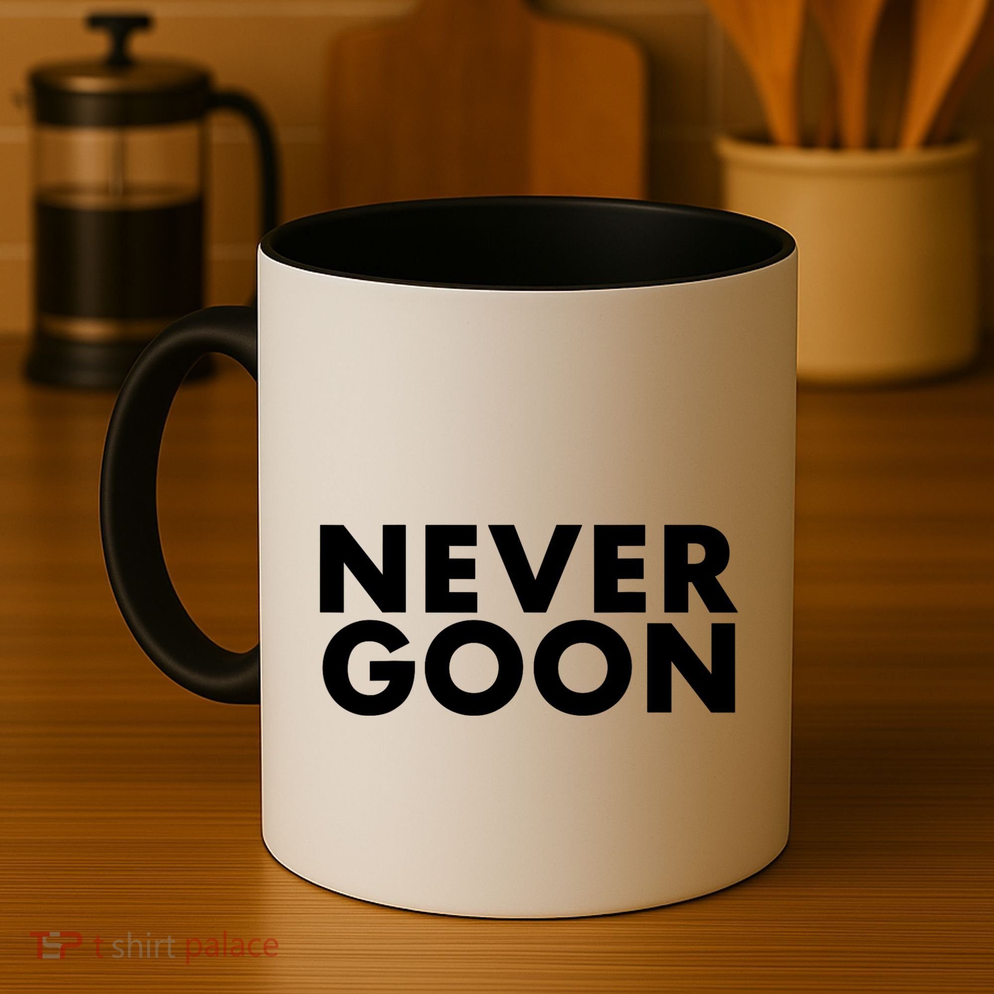 Never Goon Funny Gym Meme Never Goon Coffee Mug