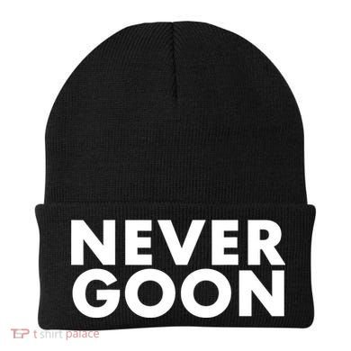 Never Goon Funny Gym Meme Never Goon Beanie