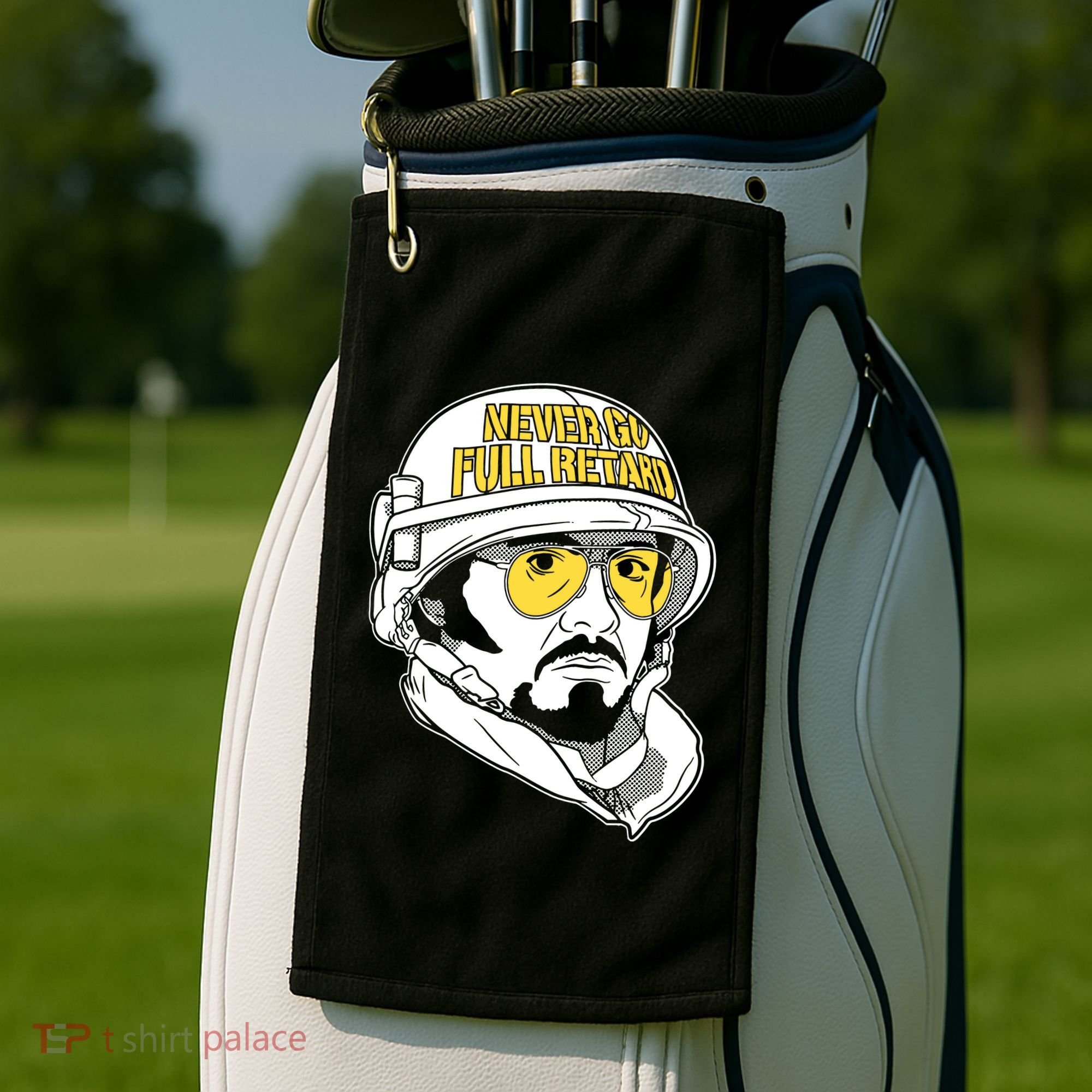 Never Go Full Retard Golf Towel