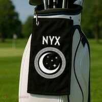 Nyx Greek Goddess Of Night Symbol Golf Towel thumb 2