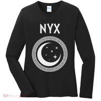 Nyx Greek Goddess Of Night Symbol Women's Long Sleeve Shirt thumb 0