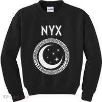 Nyx Greek Goddess Of Night Symbol Kids Sweatshirt thumb 0