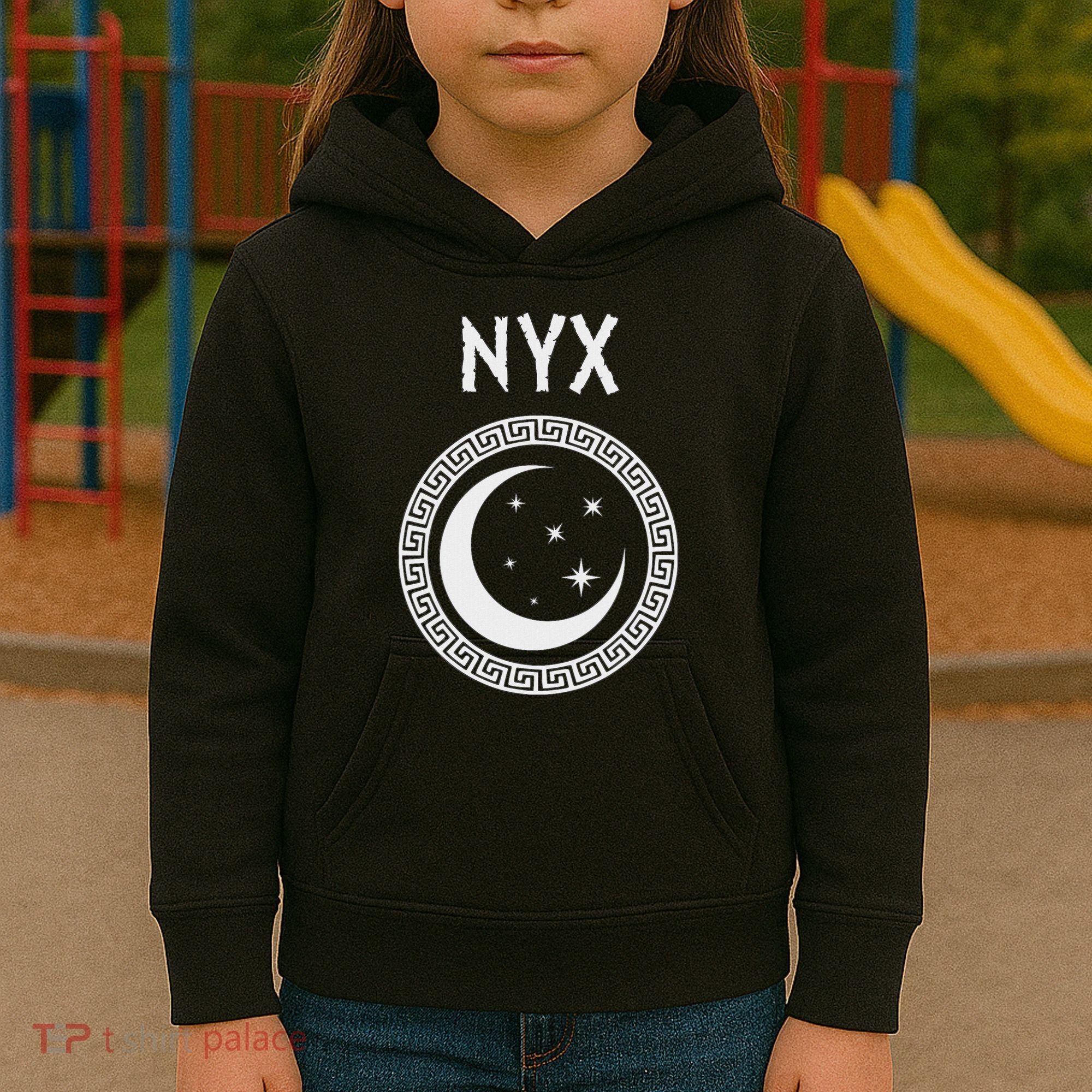 Nyx Greek Goddess Of Night Symbol Kids Hoodie