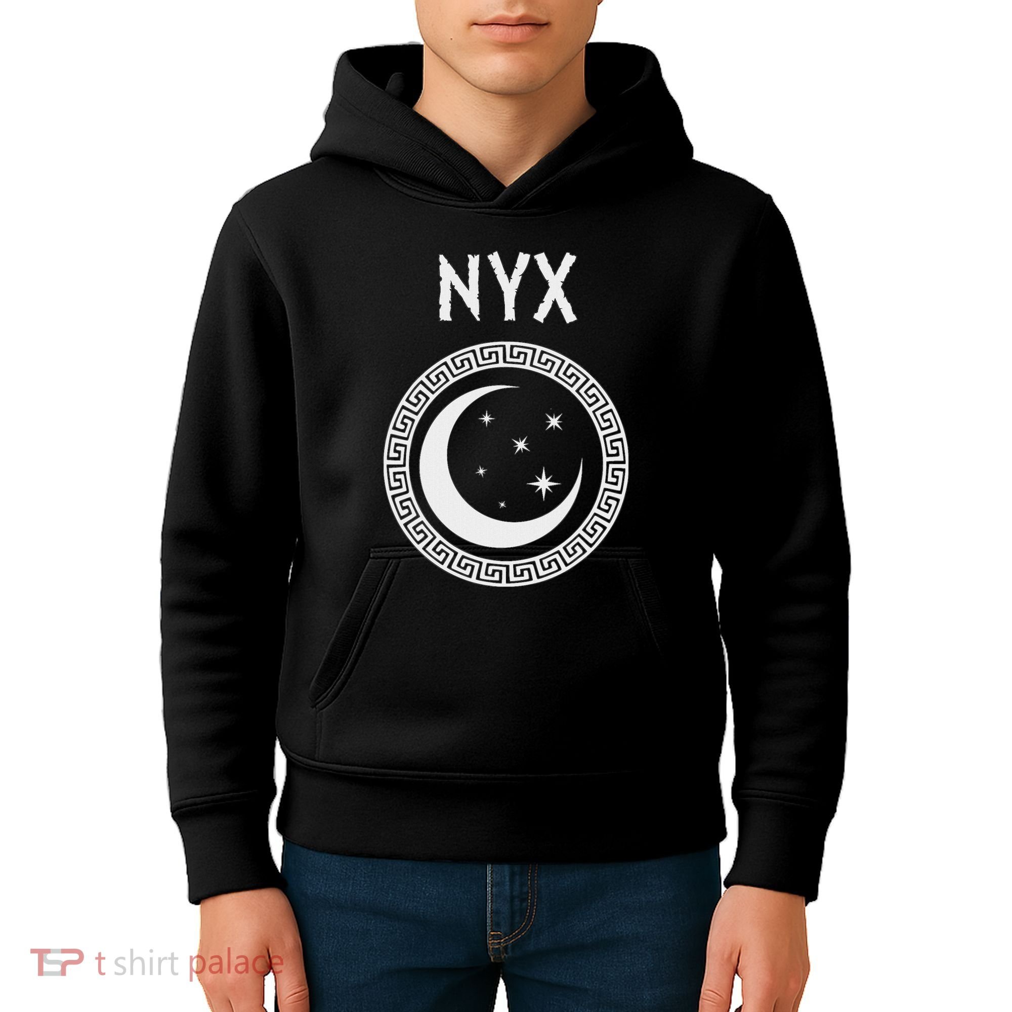 Nyx Greek Goddess Of Night Symbol Kids Hoodie