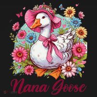 Nana Goose Grandma Mimi Silly Goose Coquette Mothers Day Women's Hoodie thumb 2