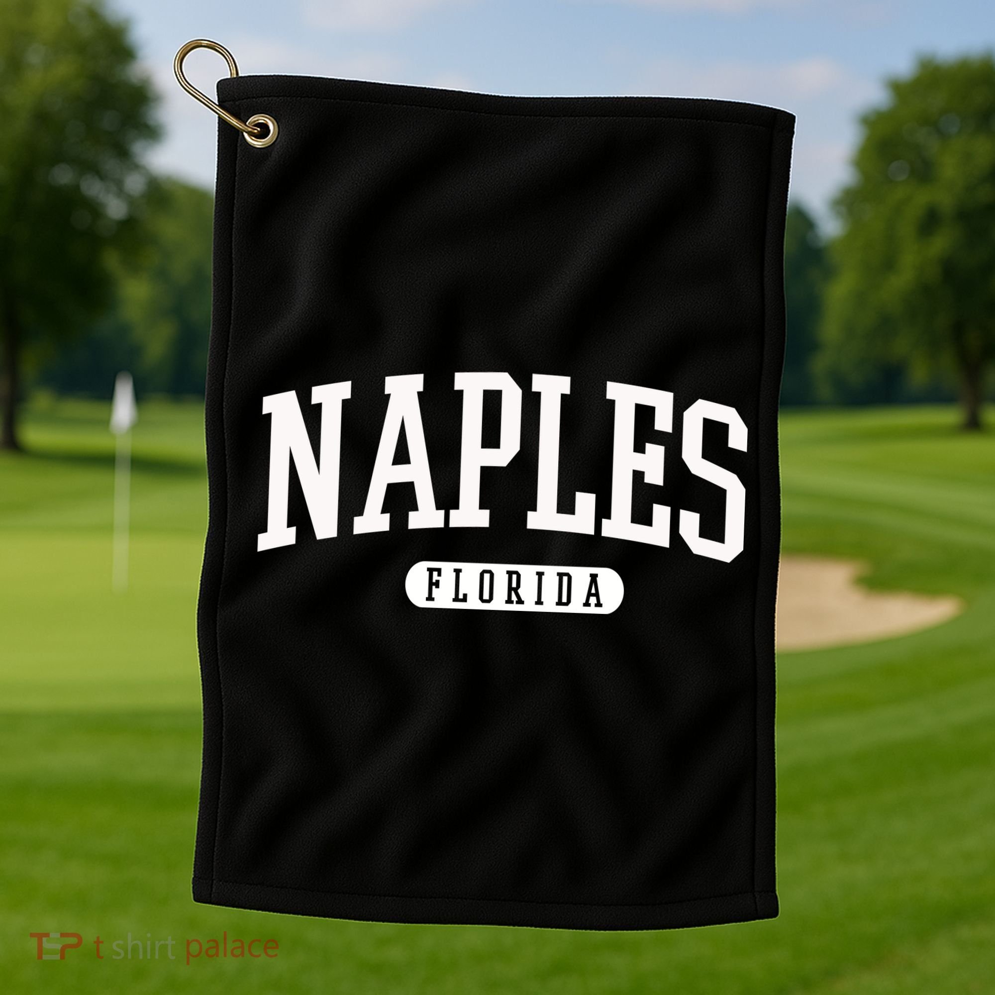 Naples Great Gift Cool Gift College University Florida Usa Golf Towel