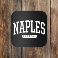Naples Great Gift Cool Gift College University Style Fl Usa Coaster thumb 0