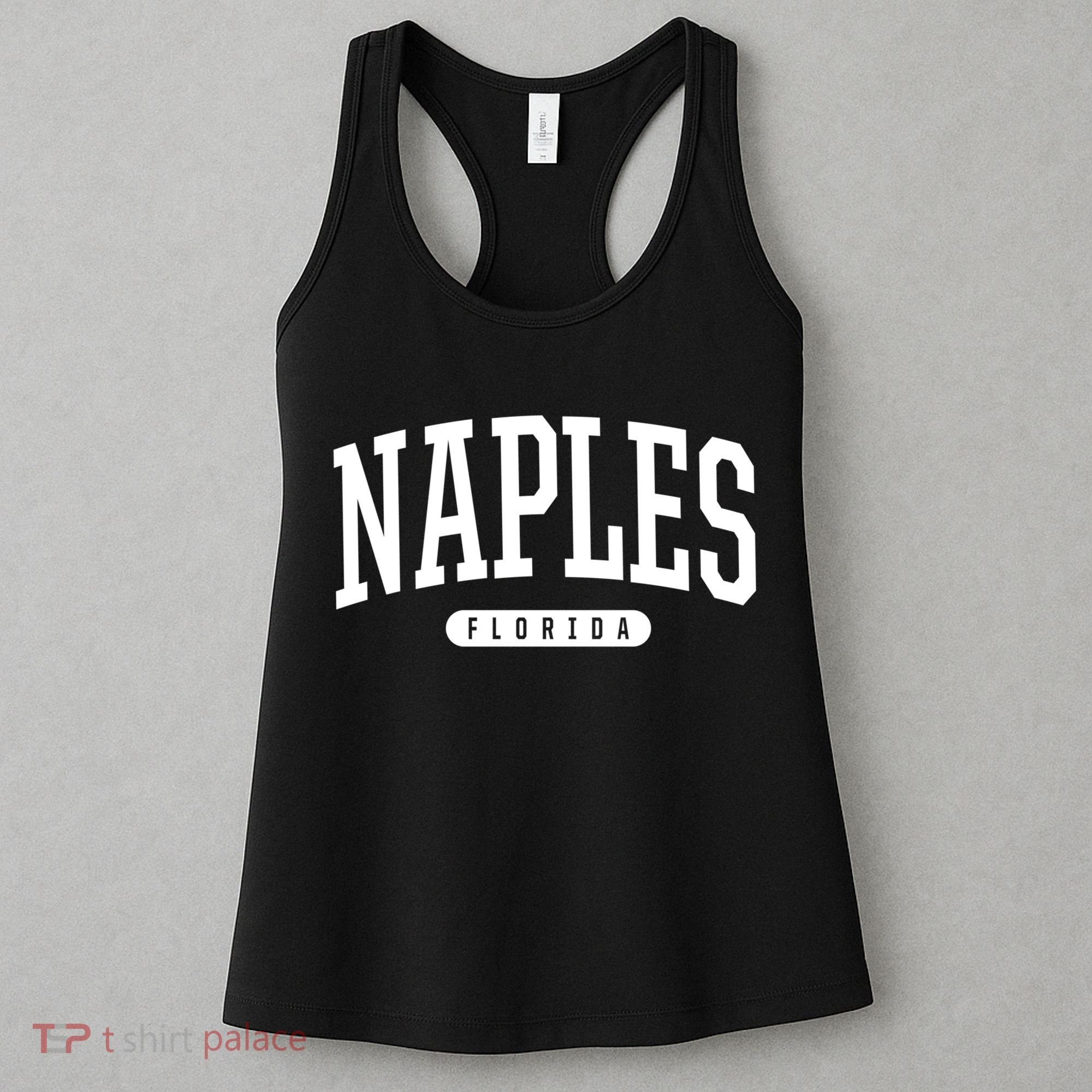 Naples Great Gift Cool Gift College University Style Fl Usa Women's Tank Top