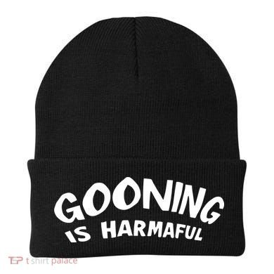 Never Goon Gooning Is Harmaful Beanie