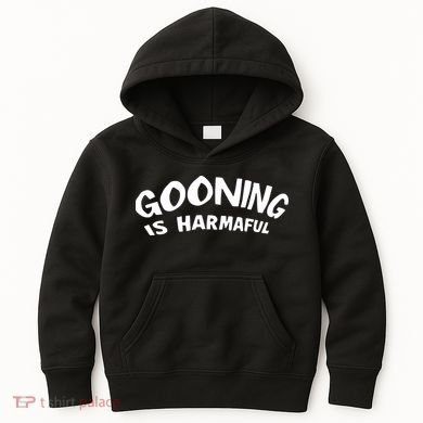 Never Goon Gooning Is Harmaful Kids Hoodie