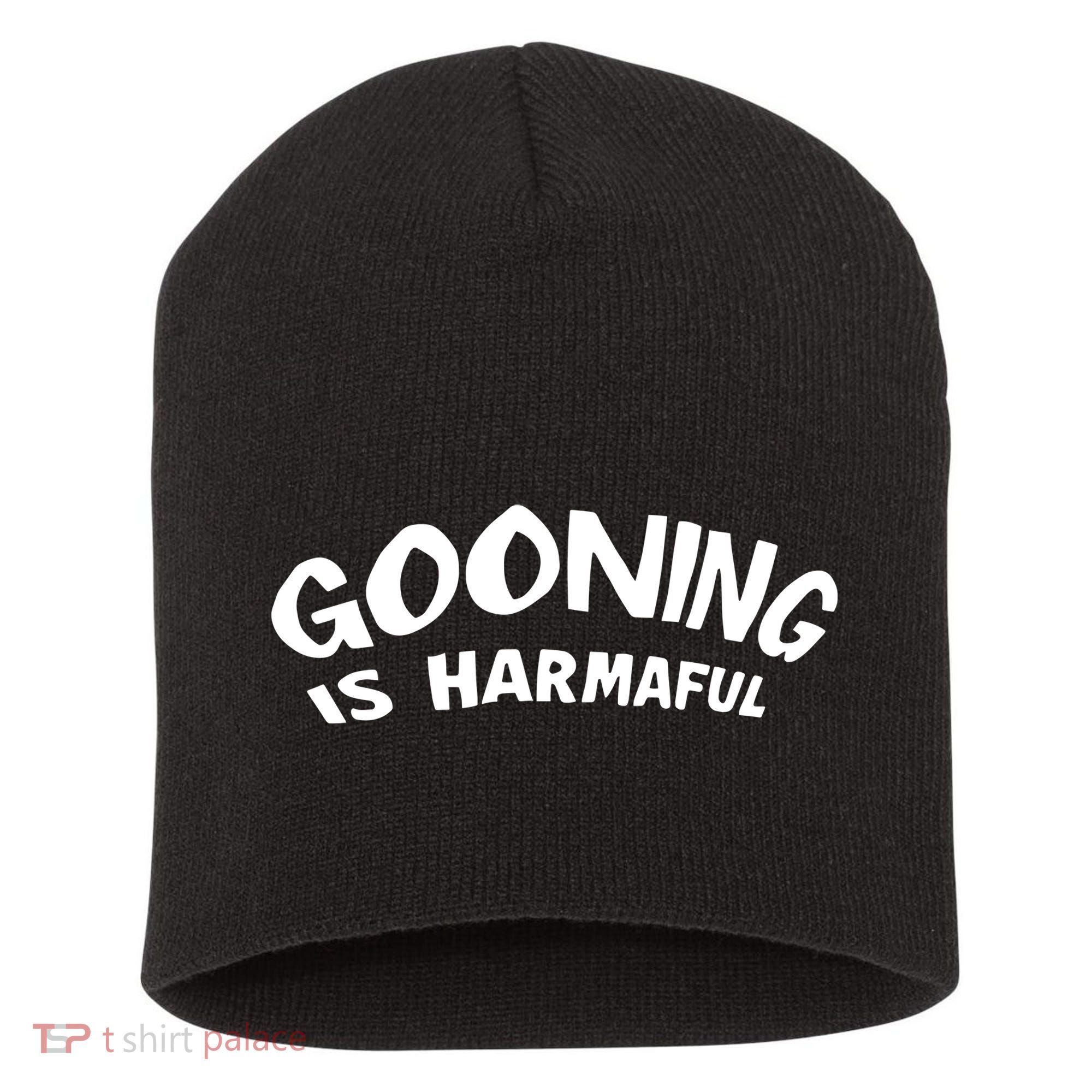 Never Goon Gooning Is Harmaful Short Acrylic Beanie