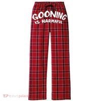 Never Goon Gooning Is Harmaful Women's Flannel Plaid Pajama Pants thumb 0