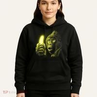 Neon Gorilla Holding Banana Hoodie thumb 5
