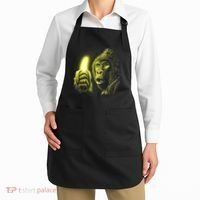 Neon Gorilla Holding Banana Apron thumb 2
