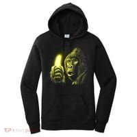 Neon Gorilla Holding Banana Women's Hoodie thumb 0