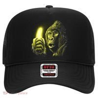Neon Gorilla Holding Banana Hat thumb 0
