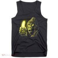 Neon Gorilla Holding Banana Tank Top thumb 0
