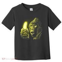 Neon Gorilla Holding Banana Toddler T-Shirt thumb 0